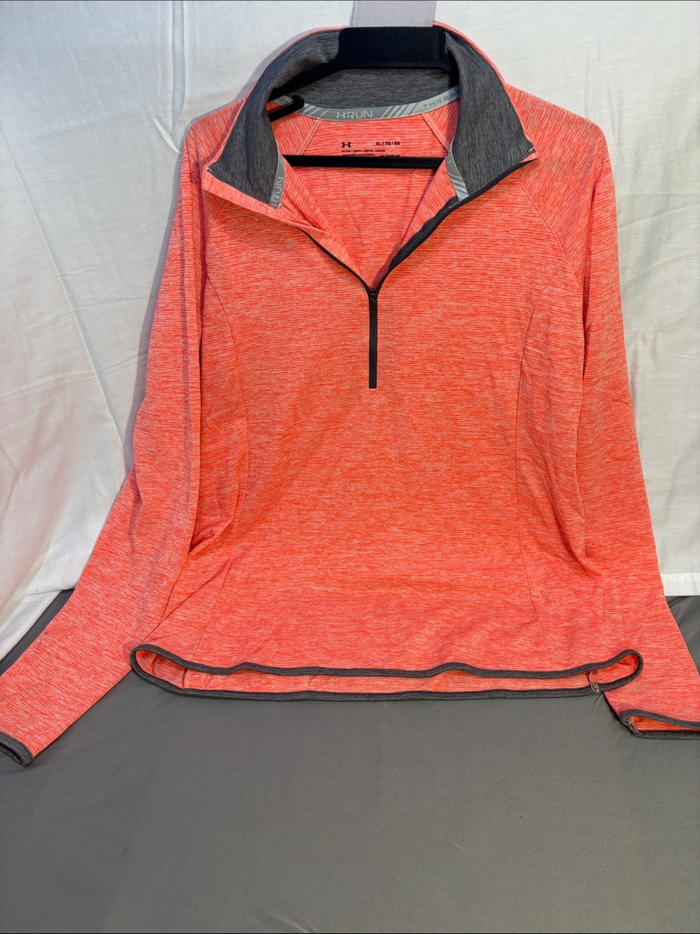 Under Armour Coral Heather Women's 1/4 Zip Performance Pullover